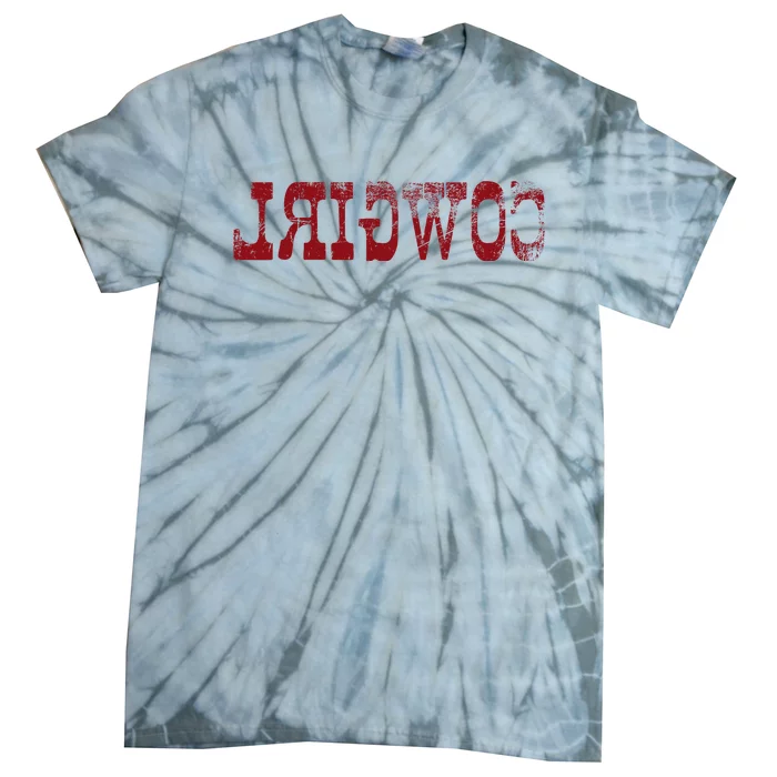 Vintage Reverse Cowgirl Rodeo Western Country Southern Tie-Dye T-Shirt