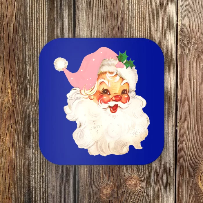 Vintage Retro Christmas Santa Claus Gift Gift Coaster