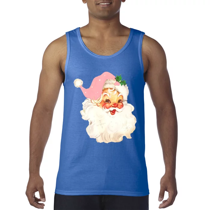 Vintage Retro Christmas Santa Claus Gift Gift Tank Top