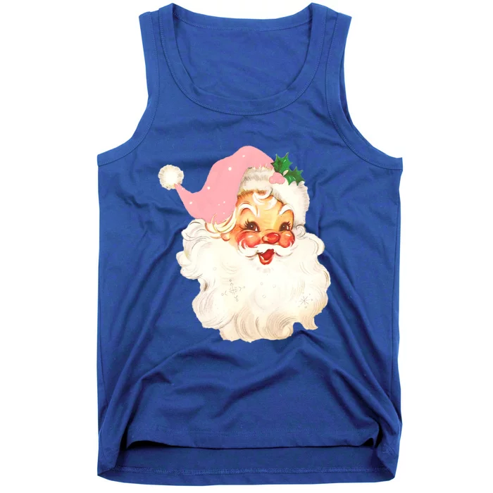 Vintage Retro Christmas Santa Claus Gift Gift Tank Top