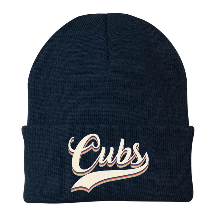 Vintage Retro Cubs Gift Knit Cap Winter Beanie