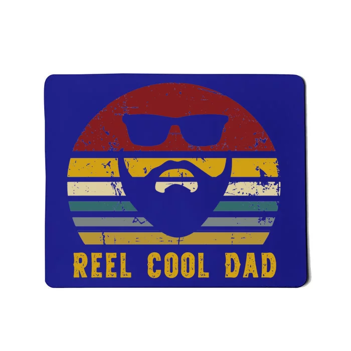 Vintage Reel Cool Dad Rad Fisher Dad Gift Mousepad