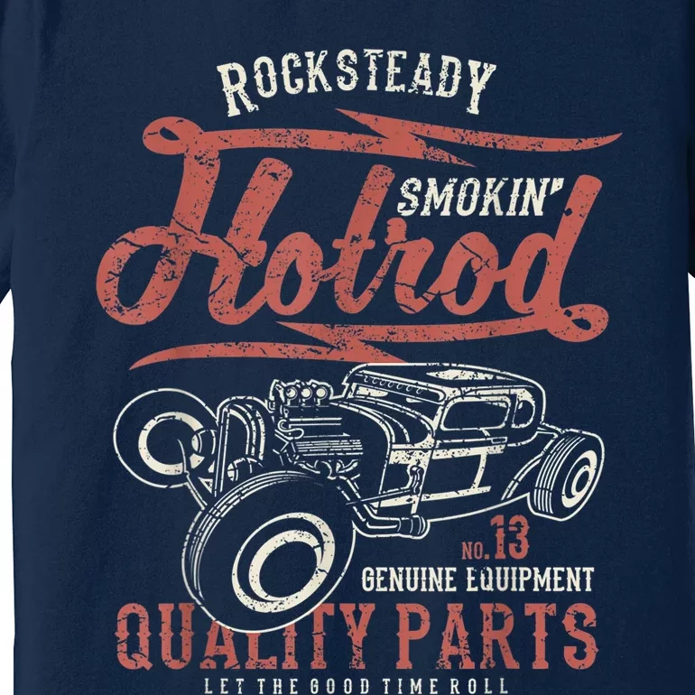 Vintage Rockabilly Classic Muscle Car Show Hotrod Ratrod Shirt Premium T-Shirt