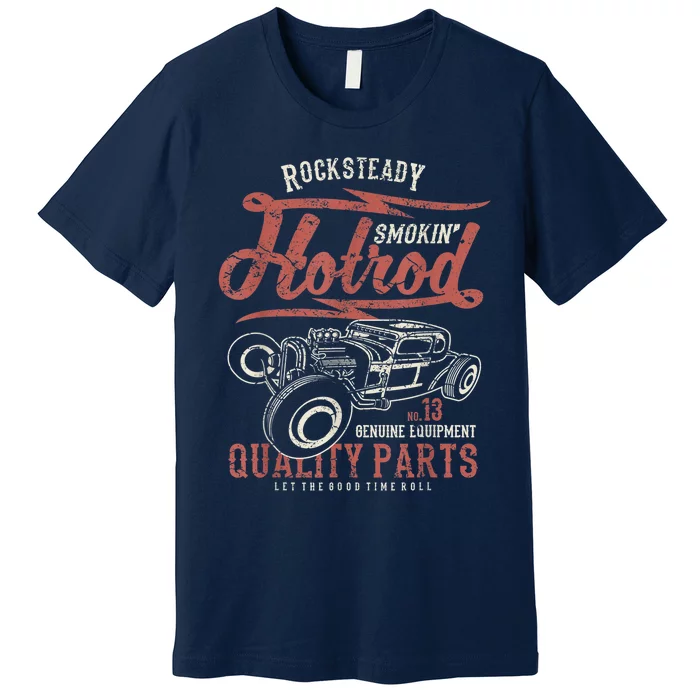 Vintage Rockabilly Classic Muscle Car Show Hotrod Ratrod Shirt Premium T-Shirt