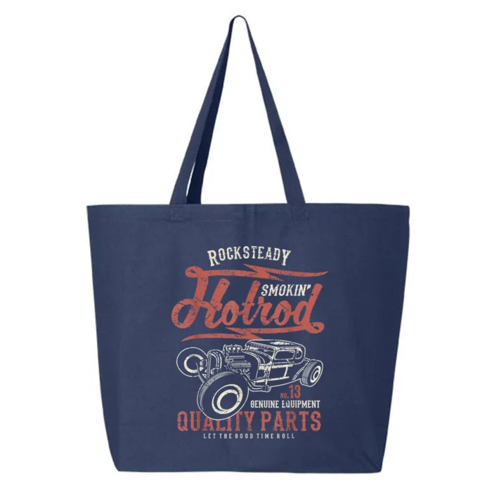 Vintage Rockabilly Classic Muscle Car Show Hotrod Ratrod Shirt 25L Jumbo Tote