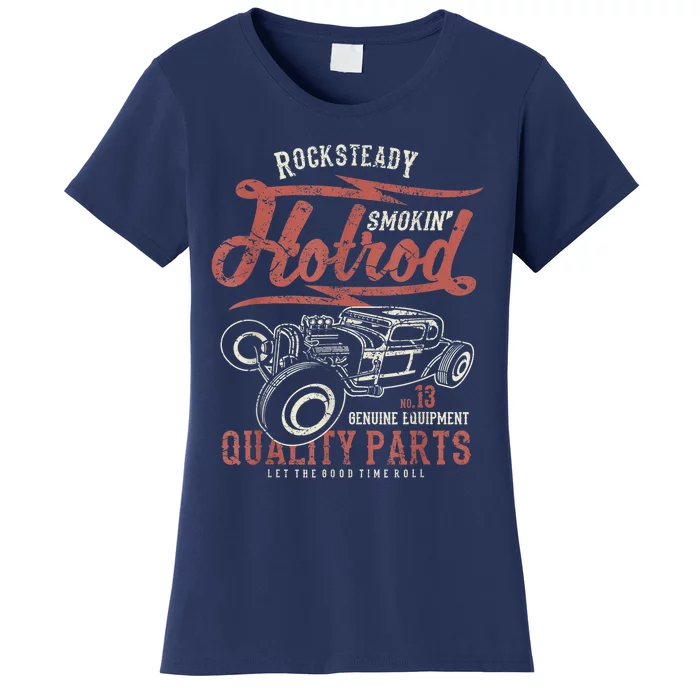 Vintage Rockabilly Classic Muscle Car Show Hotrod Ratrod Shirt Women's T-Shirt