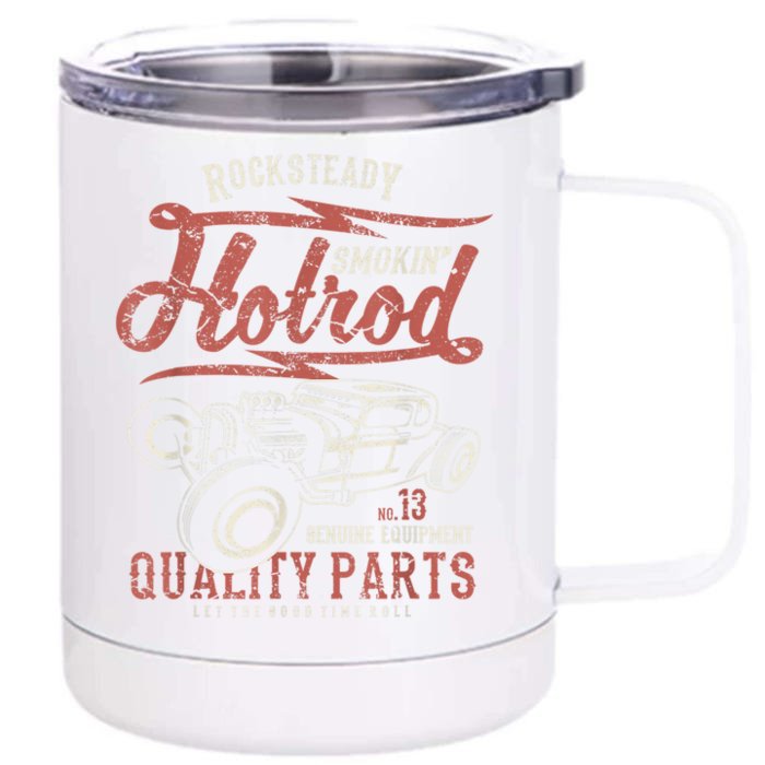 Vintage Rockabilly Classic Muscle Car Show Hotrod Ratrod Shirt Front & Back 12oz Stainless Steel Tumbler Cup