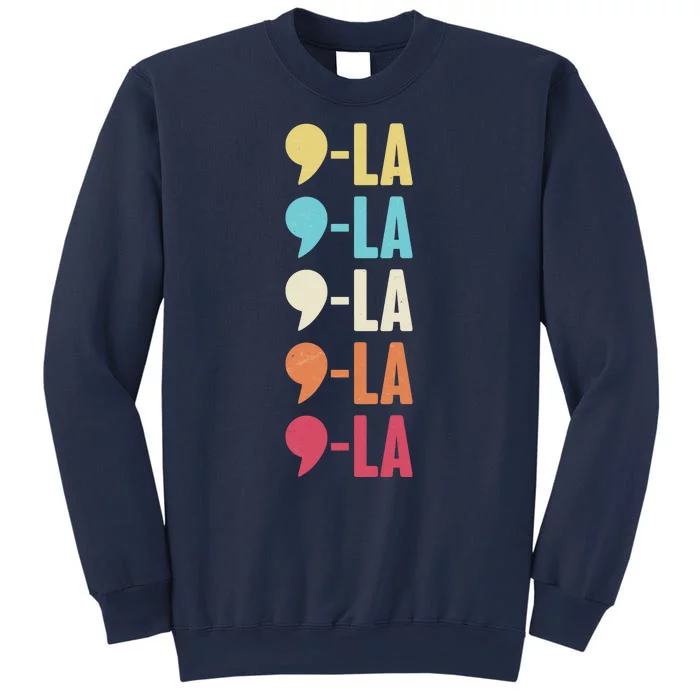 Vintage Retro Comma La Kamala Harris 2024 Sweatshirt