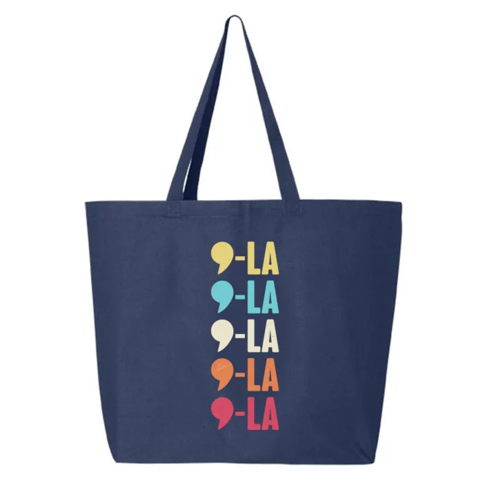 Vintage Retro Comma La Kamala Harris 2024 25L Jumbo Tote