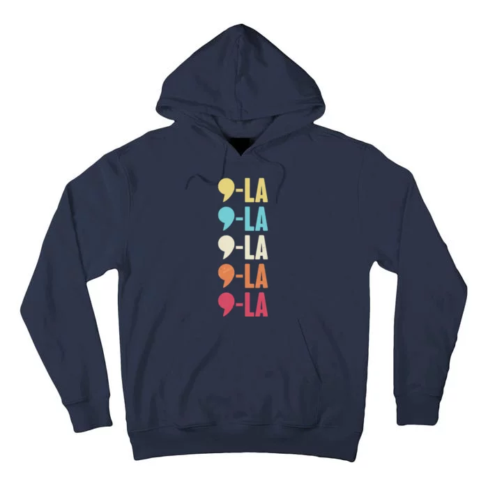 Vintage Retro Comma La Kamala Harris 2024 Tall Hoodie