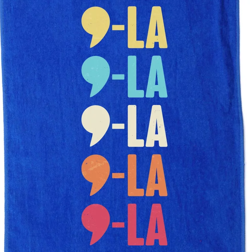 Vintage Retro Comma La Kamala Harris 2024 Platinum Collection Golf Towel