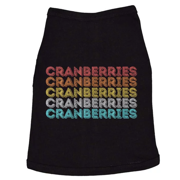 Vintage Retro Cranberries Doggie Tank