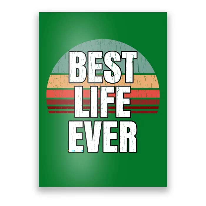 Vintage Retro Design Jw Broadcasting Best Life Ever Gift Poster