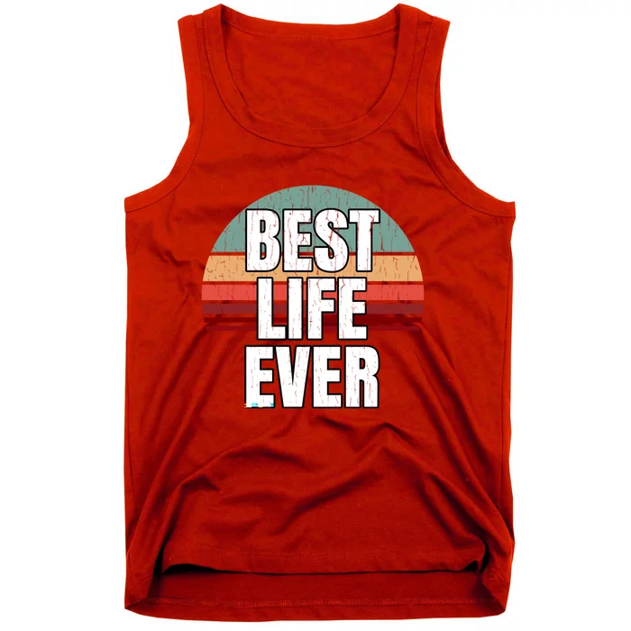 Vintage Retro Design Jw Broadcasting Best Life Ever Gift Tank Top