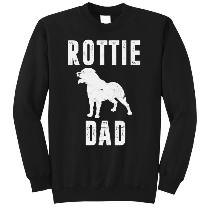 Vintage Rottweiler Dad Gift Rott Dog Daddy Rottie Father Tall Sweatshirt