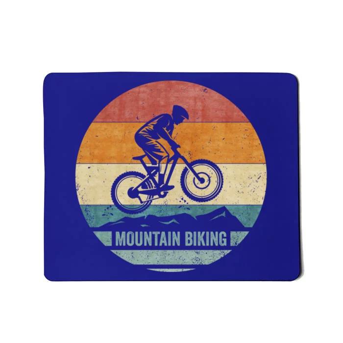 Vintage Retro Downhill Mountain Bike Mtb Mountain Biking Gift Mousepad