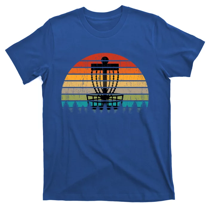 Vintage Retro Discgolf Retro Flying Disc Gift T-Shirt