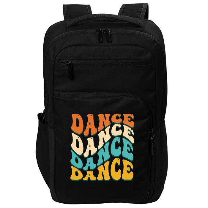 Vintage Retro Dance Gift For Dancer Impact Tech Backpack