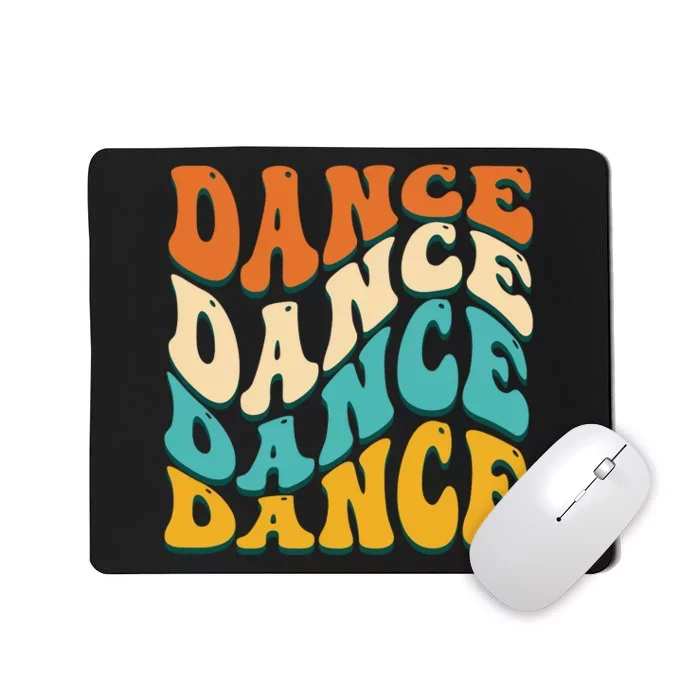 Vintage Retro Dance Gift For Dancer Mousepad