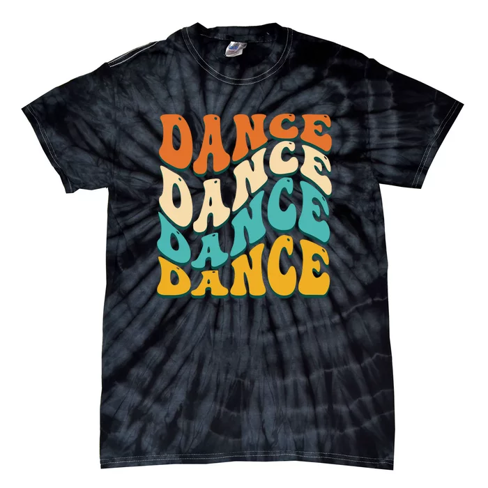 Vintage Retro Dance Gift For Dancer Tie-Dye T-Shirt