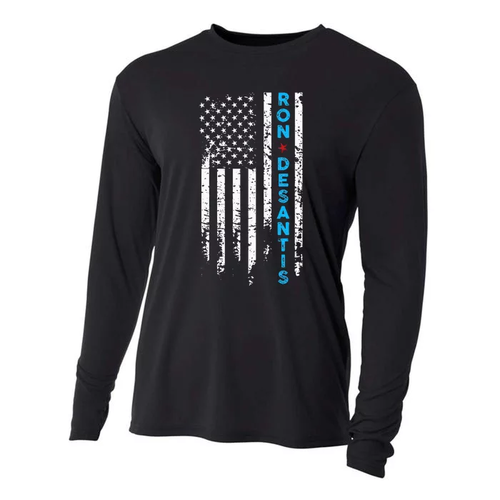 Vote Ron Desantis Campaign 47th President 2024 Cooling Performance Long Sleeve Crew