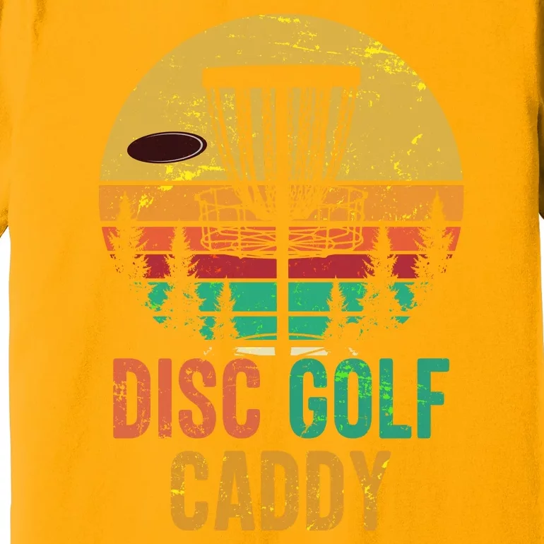 Vintage Retro Disc Golf Caddy Premium T-Shirt