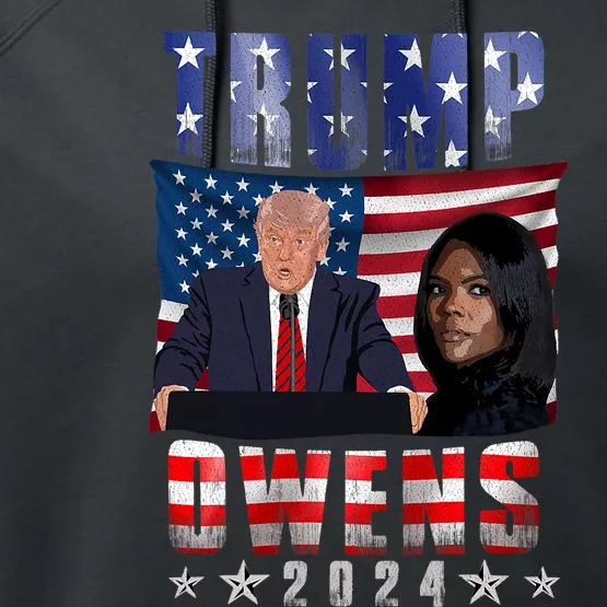 Vote Republican Donald Trump Candace Owens 2024 Election Performance Fleece Hoodie