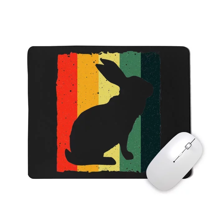 Vintage Rabbit Design Bunny Lover Mousepad