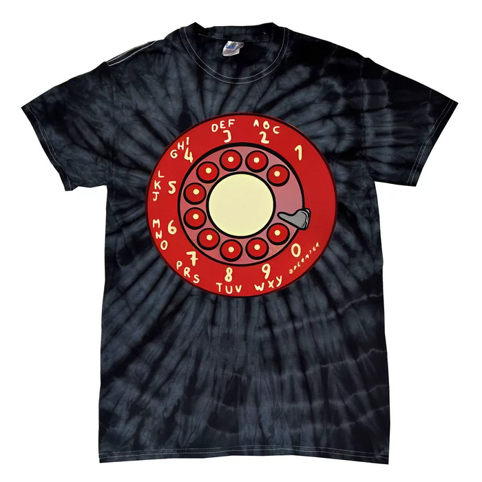 vintage rotary dial phone Tie-Dye T-Shirt