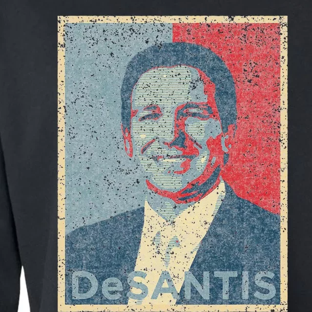 Vote Ron DeSantis For Republican President 2024 Hope Poster Cropped Pullover Crew