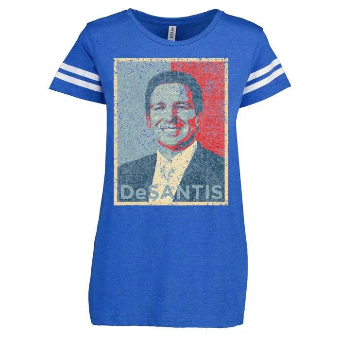 Vote Ron DeSantis For Republican President 2024 Hope Poster Enza Ladies Jersey Football T-Shirt