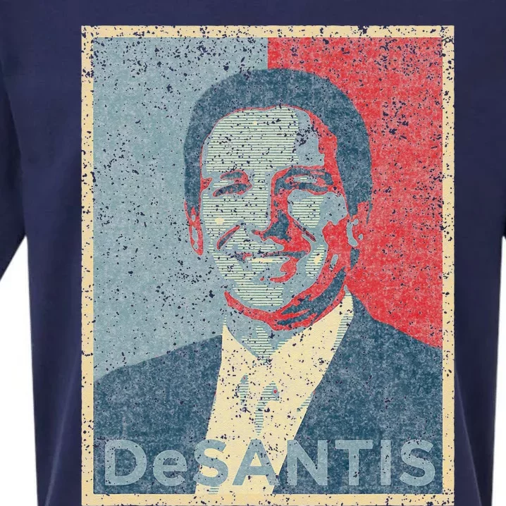 Vote Ron DeSantis For Republican President 2024 Hope Poster Sueded Cloud Jersey T-Shirt