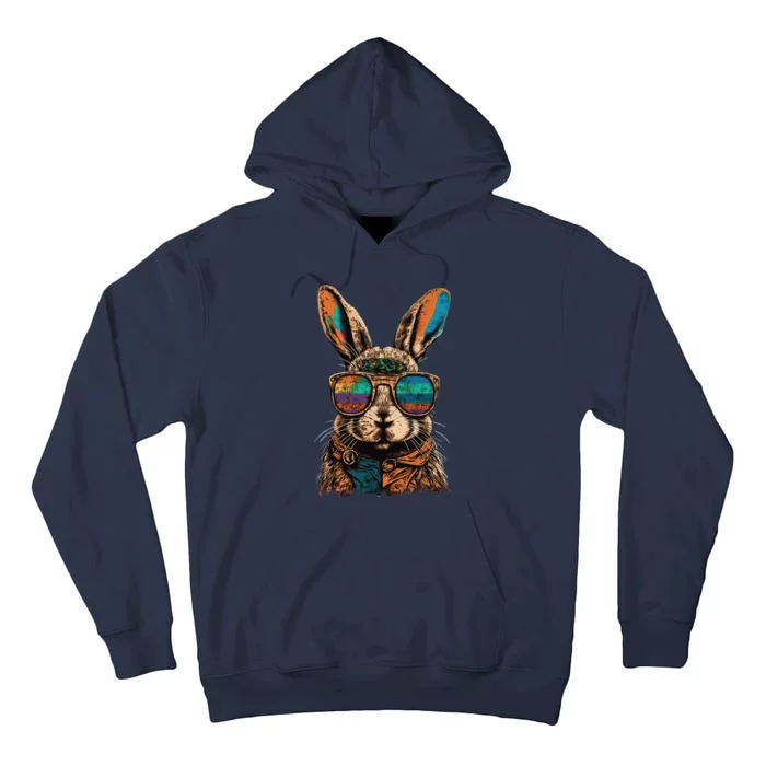 Vintage Rabbit Easter Day Tall Hoodie