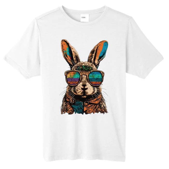 Vintage Rabbit Easter Day ChromaSoft Performance T-Shirt