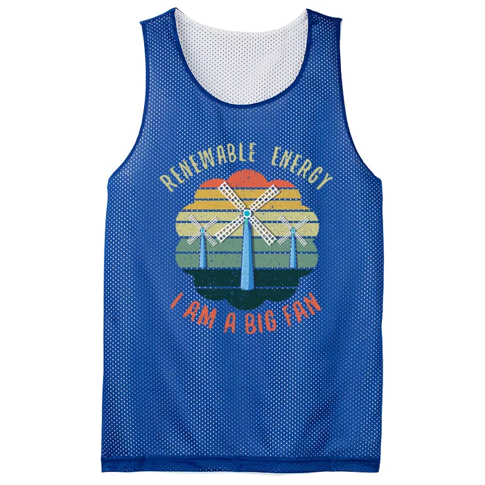 Vintage Renewable Energy Fan World Planet Hour Day Earth Great Gift Mesh Reversible Basketball Jersey Tank