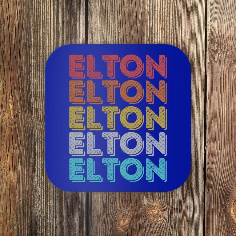 Vintage Retro Elton Gift Coaster