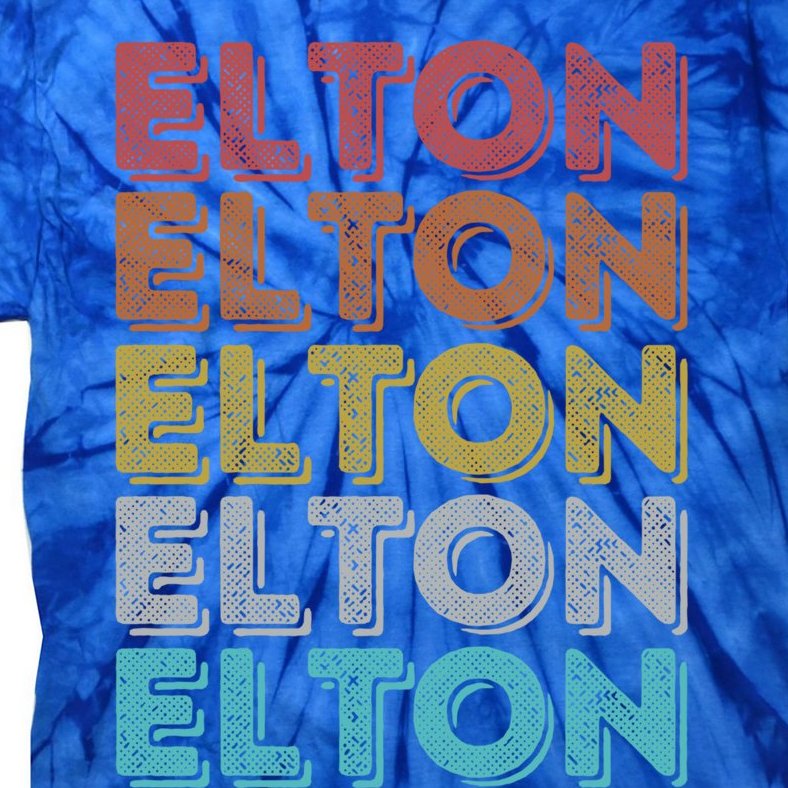 Vintage Retro Elton Gift Tie-Dye T-Shirt