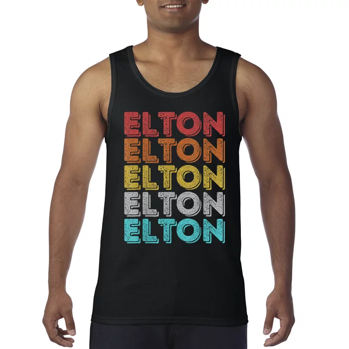 Vintage Retro Elton Tank Top