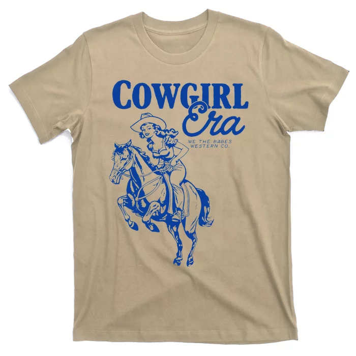 Vintage Retro Funny Cowgirl Era We The Babes Western Co T-Shirt