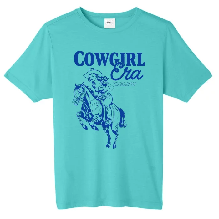 Vintage Retro Funny Cowgirl Era We The Babes Western Co ChromaSoft Performance T-Shirt