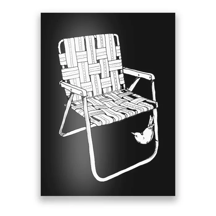 Vintage & Retro Folding Lawn Chair Webbing Poster