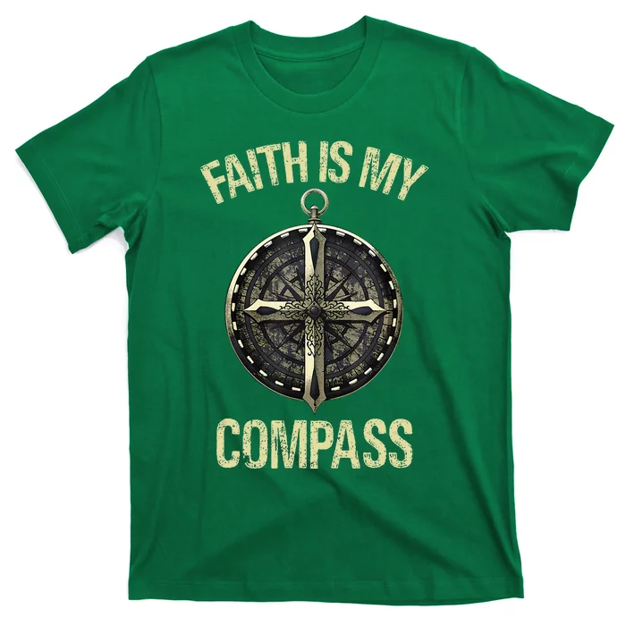 Vintage Retro Faith Is My Compass T-Shirt