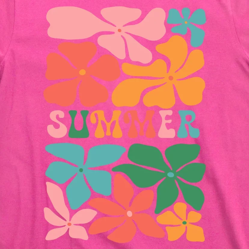 Vintage Retro Floral Summer T-Shirt