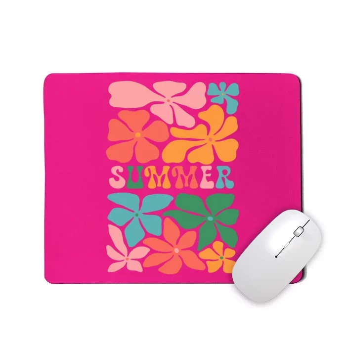 Vintage Retro Floral Summer Mousepad