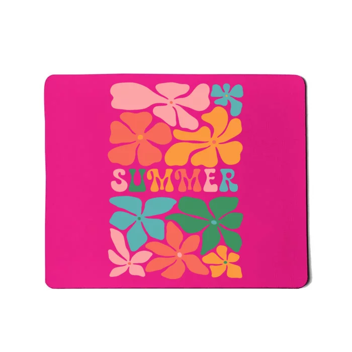 Vintage Retro Floral Summer Mousepad