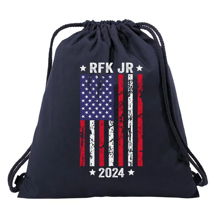 Vote Robert F Kennedy For President Cool Vintage Flag Drawstring Bag