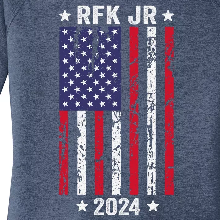 Vote Robert F Kennedy For President Cool Vintage Flag Women's Perfect Tri Tunic Long Sleeve Shirt