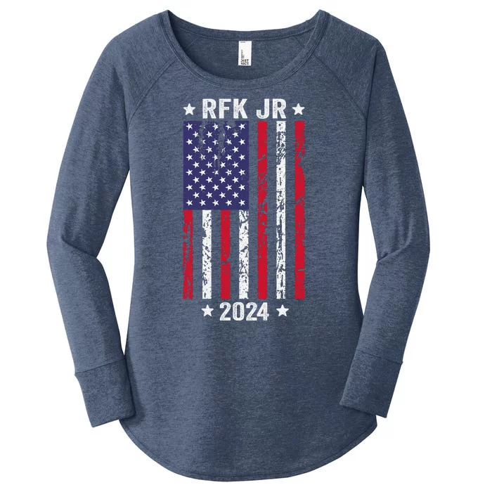 Vote Robert F Kennedy For President Cool Vintage Flag Women's Perfect Tri Tunic Long Sleeve Shirt