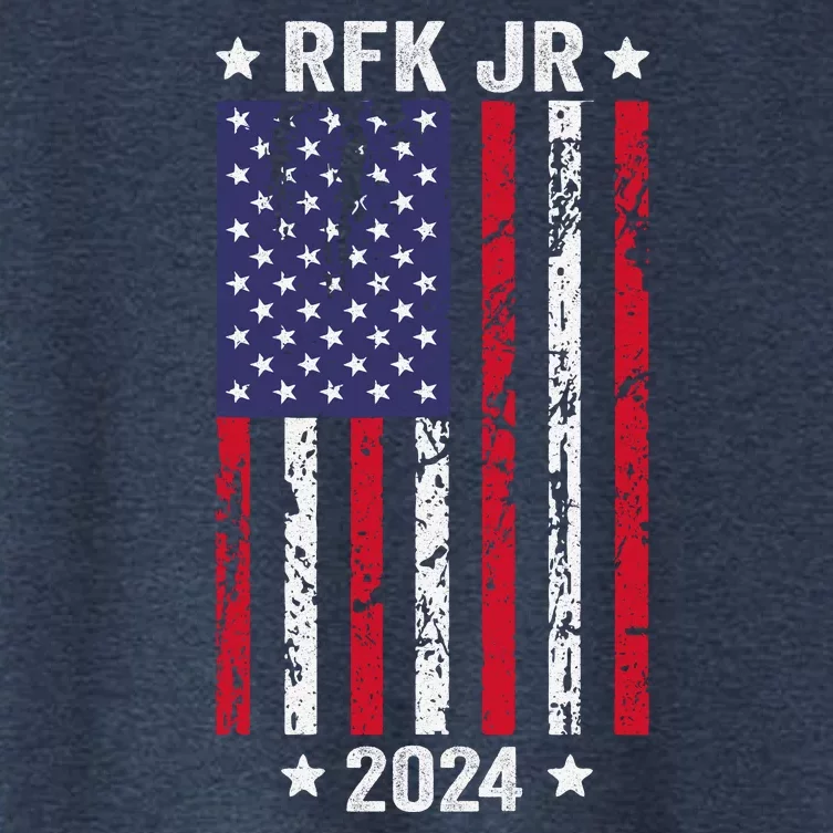 Vote Robert F Kennedy For President Cool Vintage Flag Women's Crop Top Tee