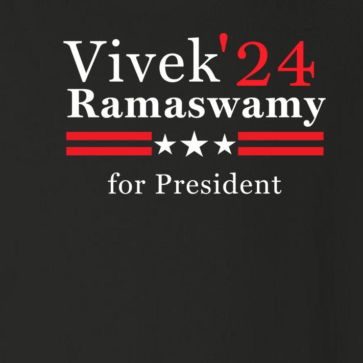 Vivek Ramaswamy For President 2024 Toddler Long Sleeve Shirt